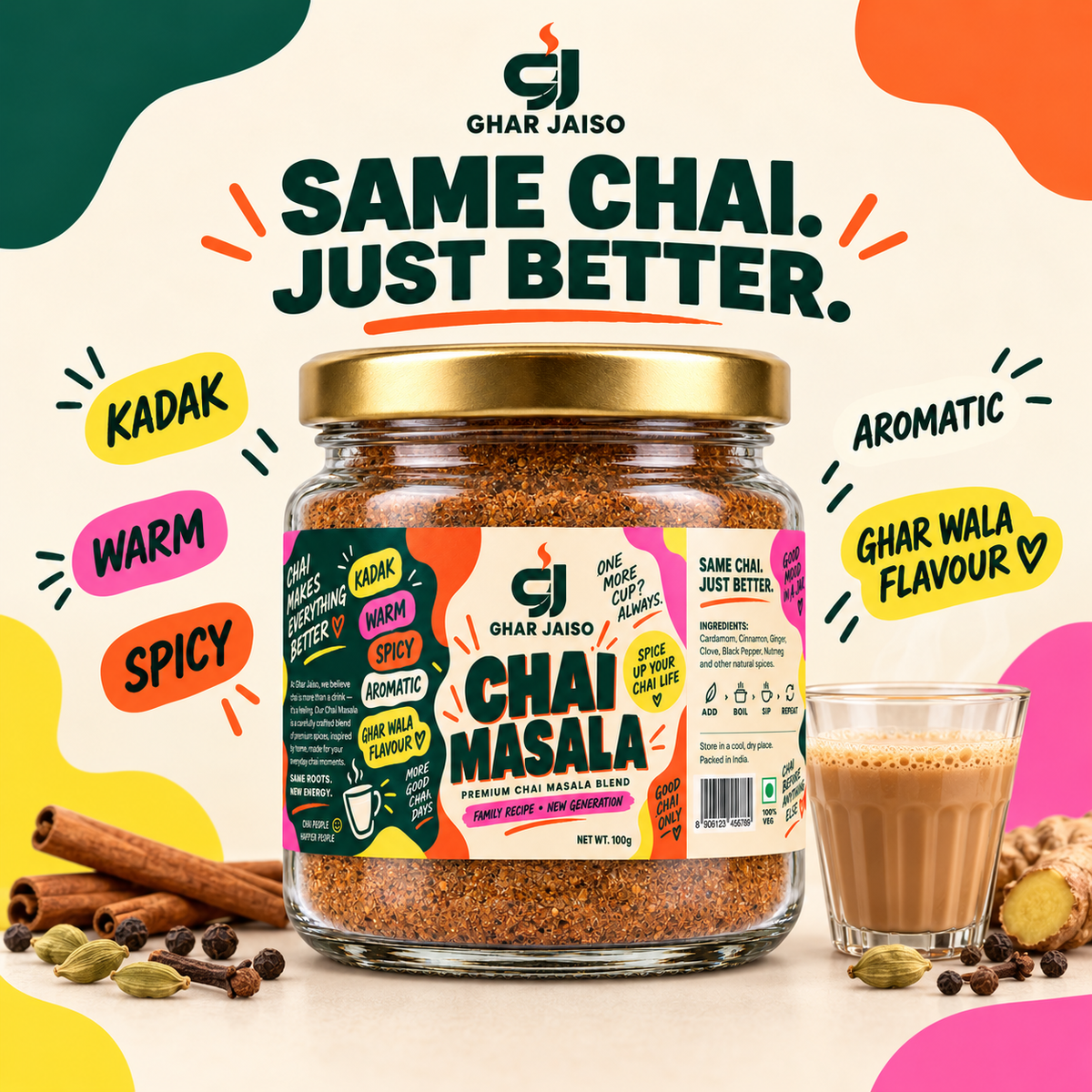 Ghar Jaiso Original Chai Masala